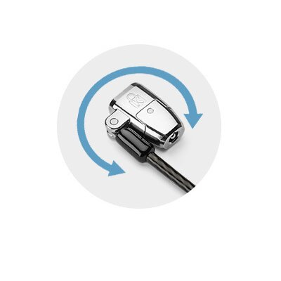 Pivot and rotate cable