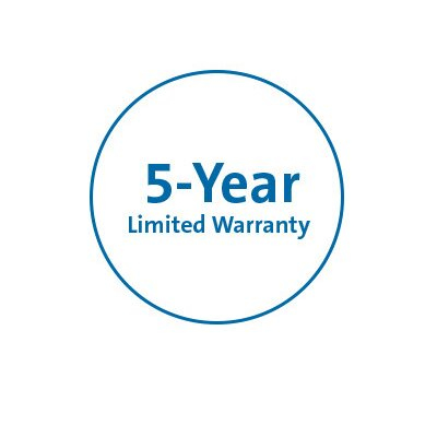 Five-year warranty