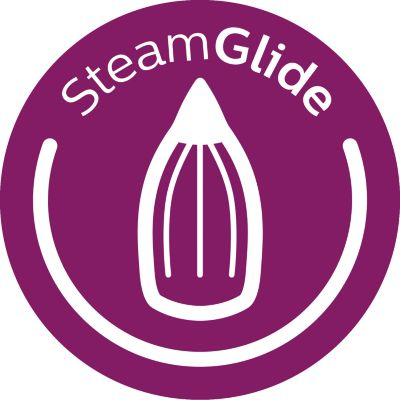 La piastra antigraffio SteamGlide garantisce scorrevolezza ottimale