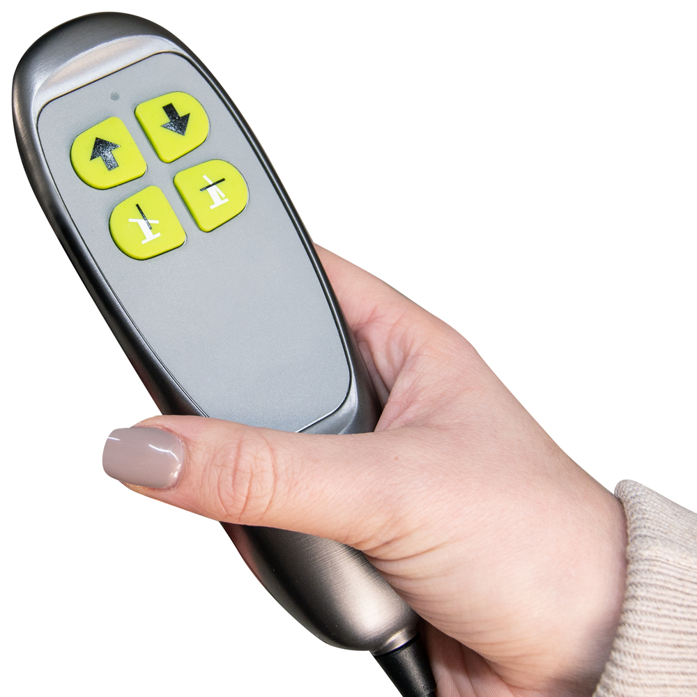 Remote control of height und tilt adjustment