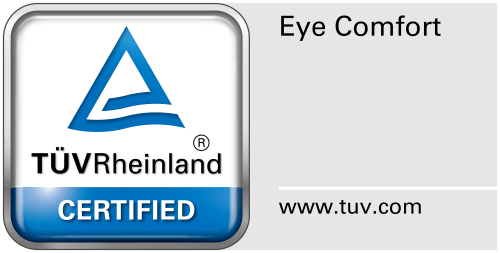 Certyfikat TUV Rheinland Eye Comfort