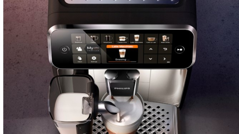 Hochwertige Maschine mit elegantem Design für deine Küche