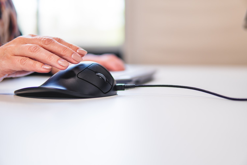 Ergonomic shape.
