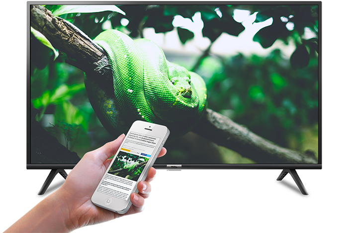 Chromecast built-in. From one screen to another