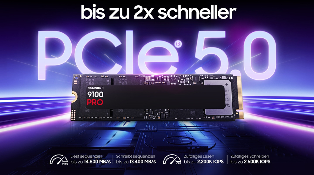 Mehr Geschwindigkeit mit PCIe® 5.0