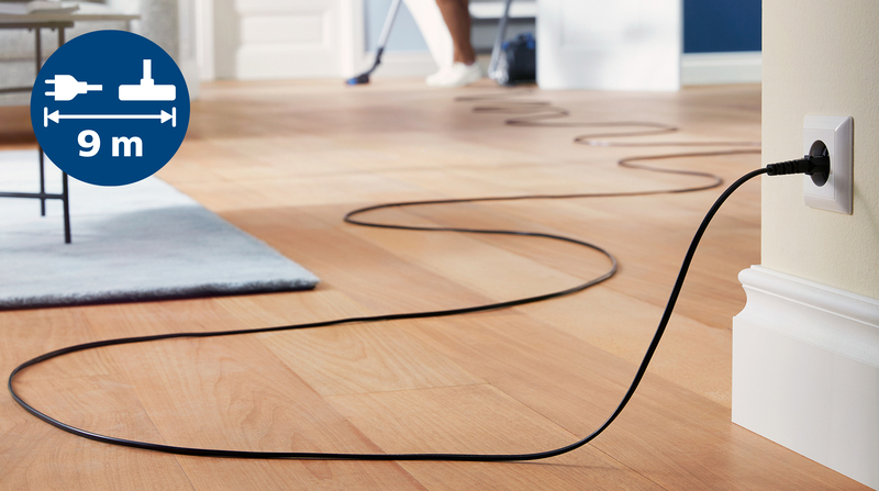 Long 9-metre reach goes further without unplugging
