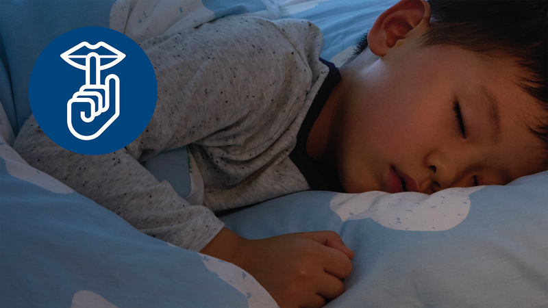 Modalità silenziosa per un sonno tranquillo