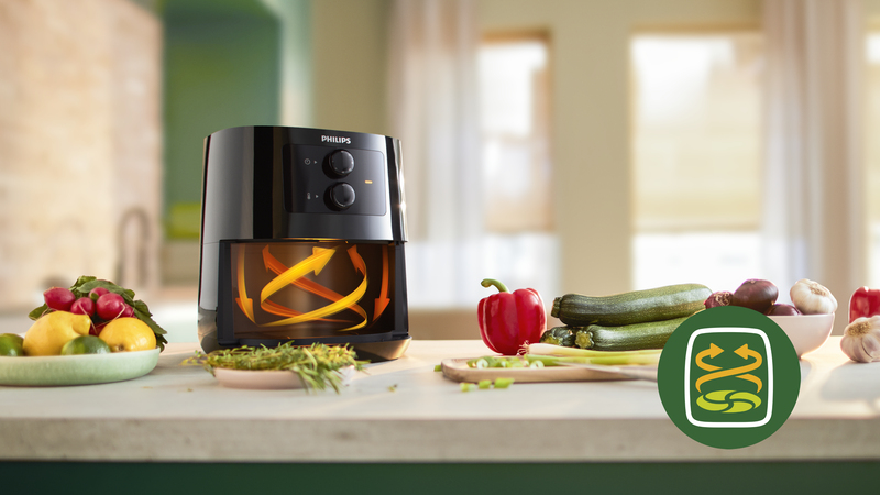 Gesundes Frittieren mit Rapid Air-Technologie