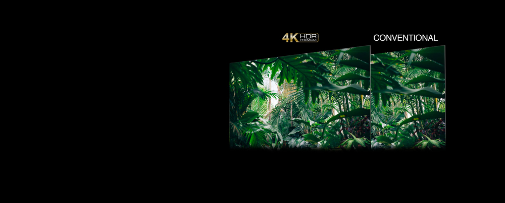 4K HDR PREMIUM - see picture details, brightness and accurate vivid colours