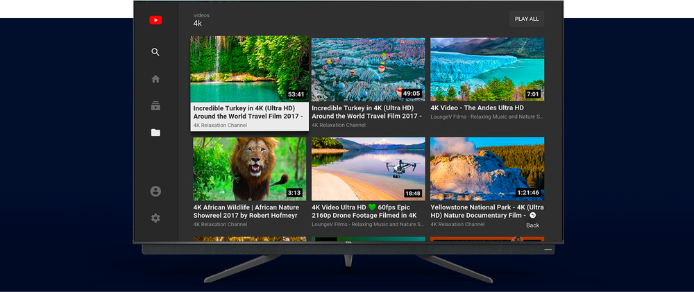 Watch YouTube in 4K