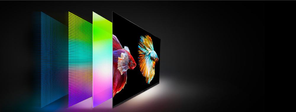 Quantum dot - unrivalled colour reproduction.
