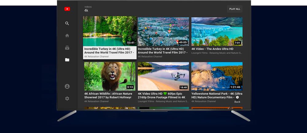 Watch YouTube in 4K
