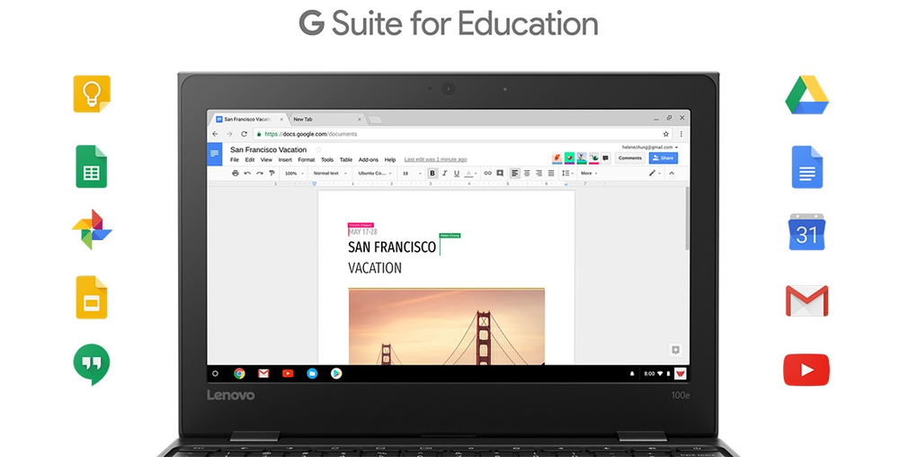 Connessione e sincronizzazione con G Suite for Education