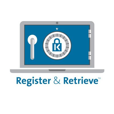 Serialised 4-wheel number code with Register & Retrieve