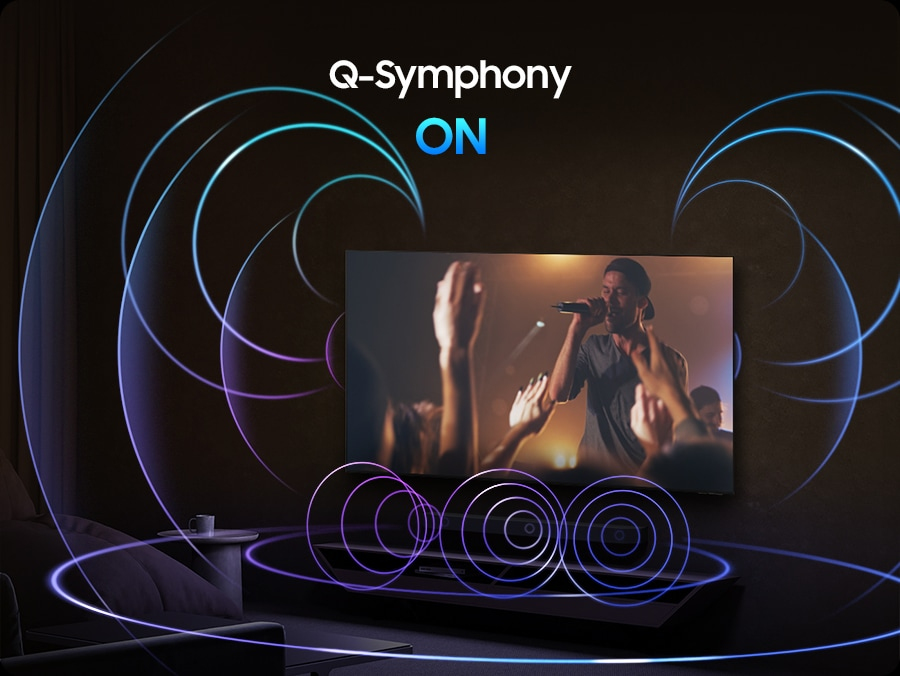 TV und Soundbar in beeindruckender Harmonie