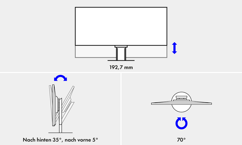 Flexibler Standfuß