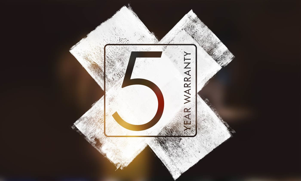 5 anni di garanzia