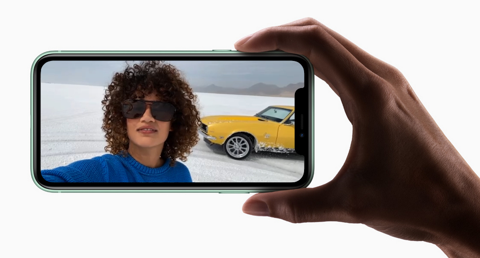 Selfie i slowmotion.