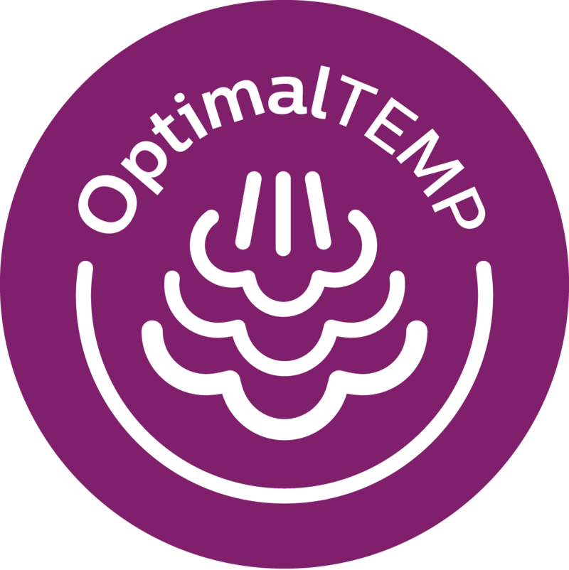 OptimalTEMP Technologie, keine Temperatureinstellung erforderlich