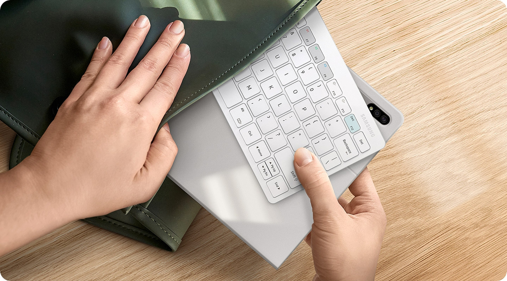 Kabellose Tastatur zum Mitnehmen für unterwegs