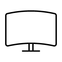 Monitor a schermo curvo 1000R
