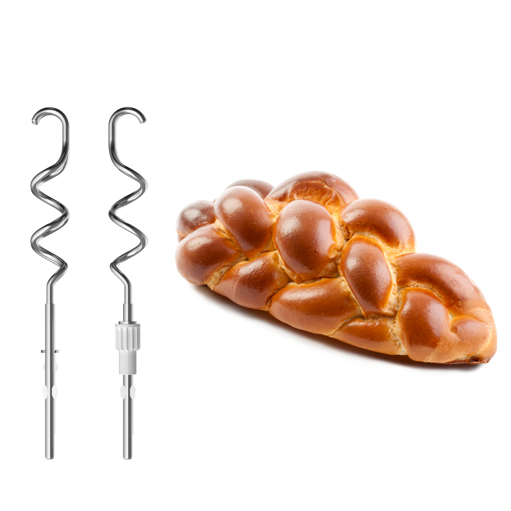 2 Knethaken Aus Edelstahl
