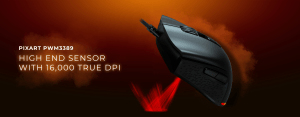 Pixart 3389 gaming sensor with 16,000 DPI resolution