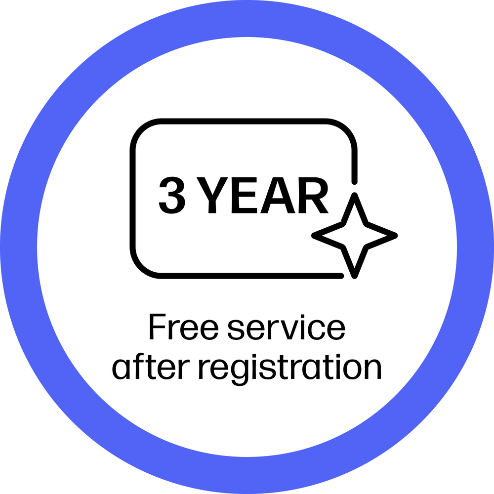 3 jaar HP service