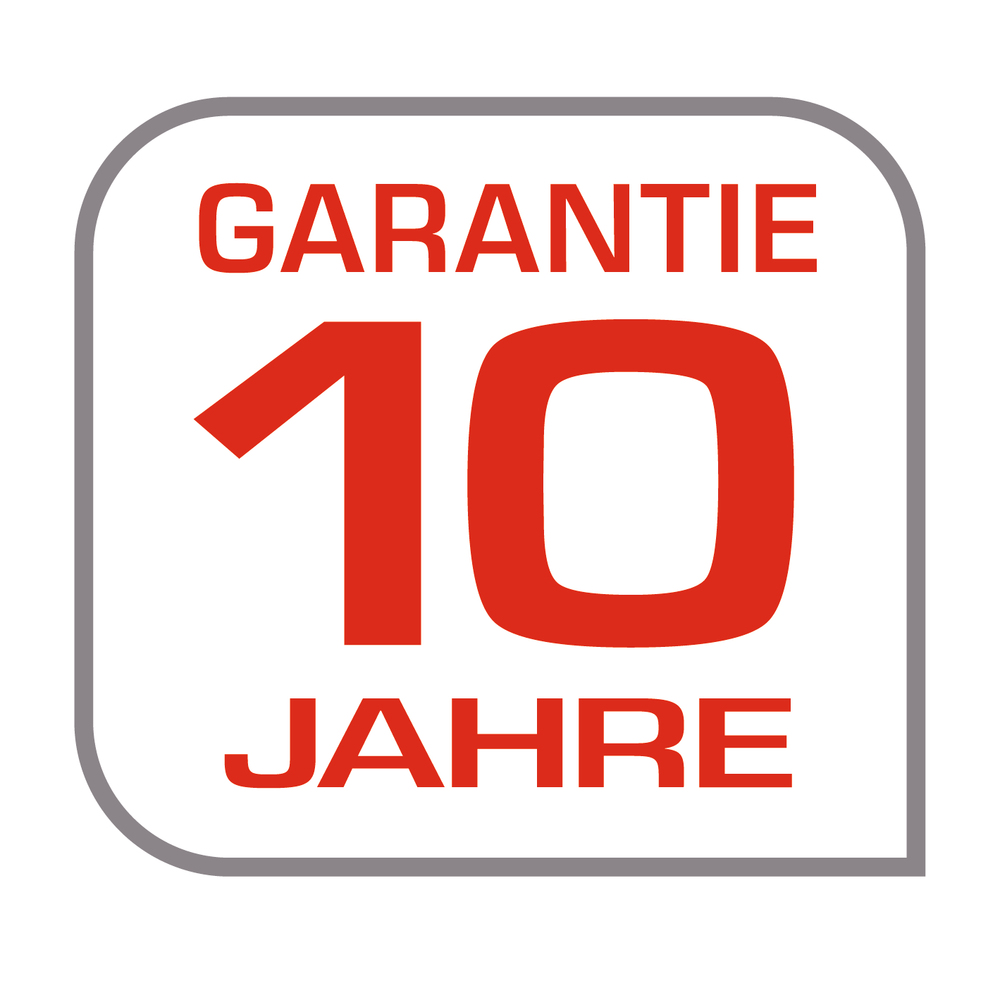 10 Jahre Garantie