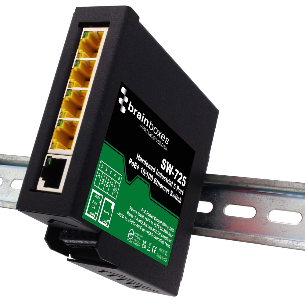 DIN rail mountable