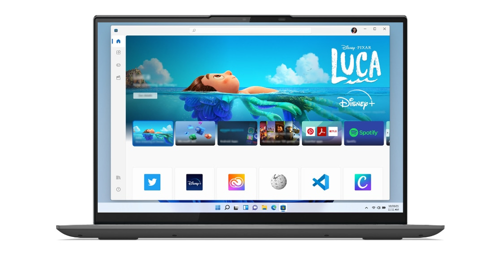 Near-borderless display