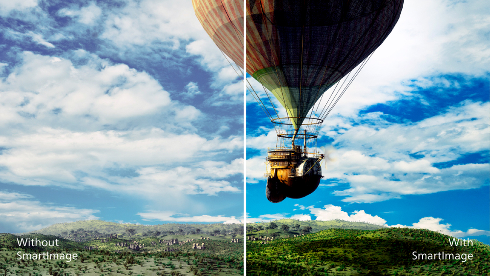 SmartImage-förinställningar för att enkelt optimera bildinställningar