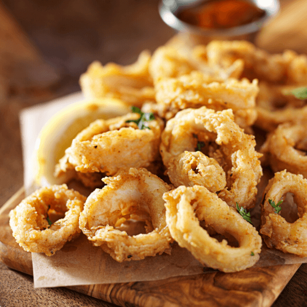 Frittura di pesce con friggitrice ad aria