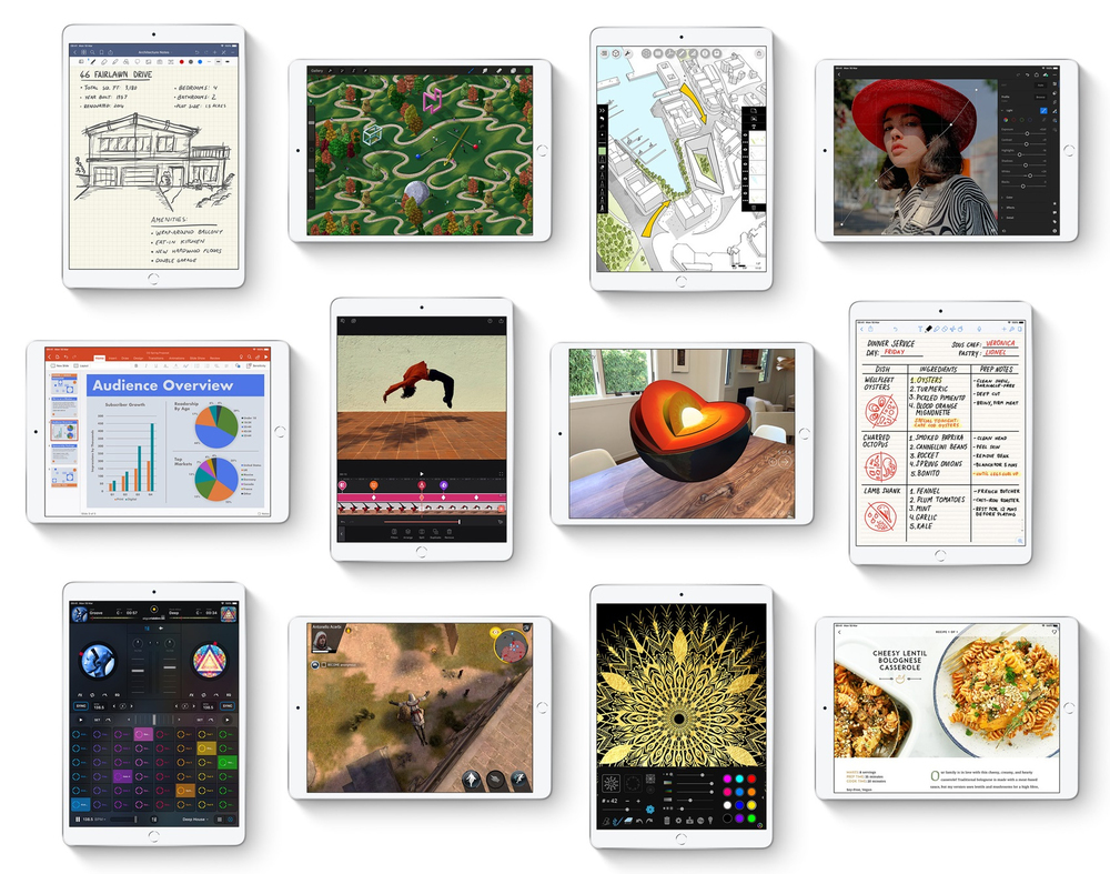 Over a million apps designed for iPad on the App Store.