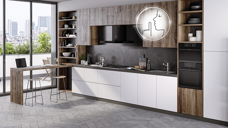 Cook in perfect peace and quiet with silent hood