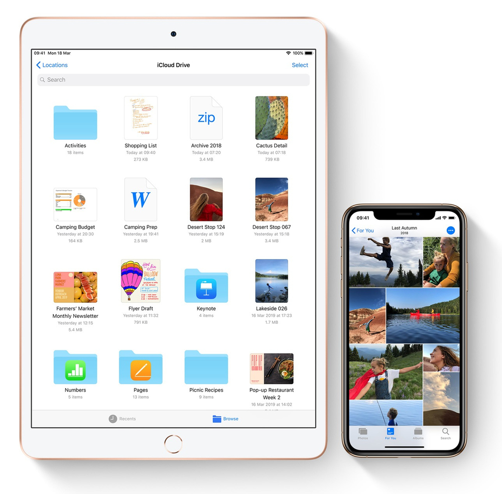 iCloud. The best place for all your photos, files and more.