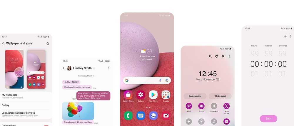 Intuitive Bedienung mit One UI