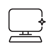 Ampio spazio di visualizzazione in un display con micro bordi su tre lati