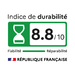 The mandatory display of a sustainability index is established by Article 16-II of Law No. 2020-105 of February 10, 2020 relating to the fight against waste and for the circular economy, for electrical and electronic products. By displaying a score out of 10, this index informs consumers about the more or less sustainable nature of the products concerned.
