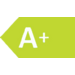 A+ means that the product is rated in its category in terms of energy efficiency. The Energy Labeling system is based on EU Directive 2010/30/EU.