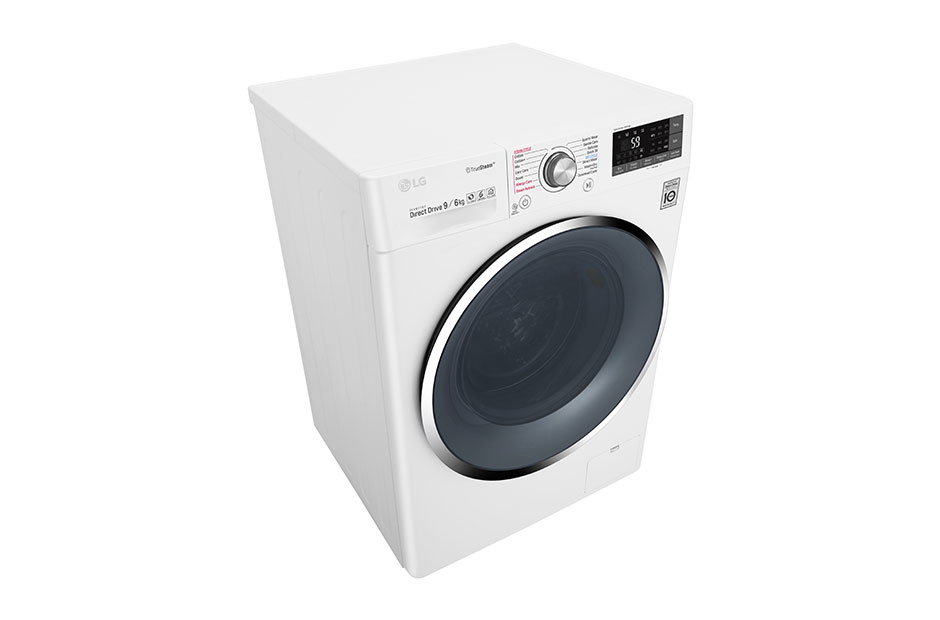 LG F4J8FH2W washer dryer Freestanding Front-load Black, White – image 6