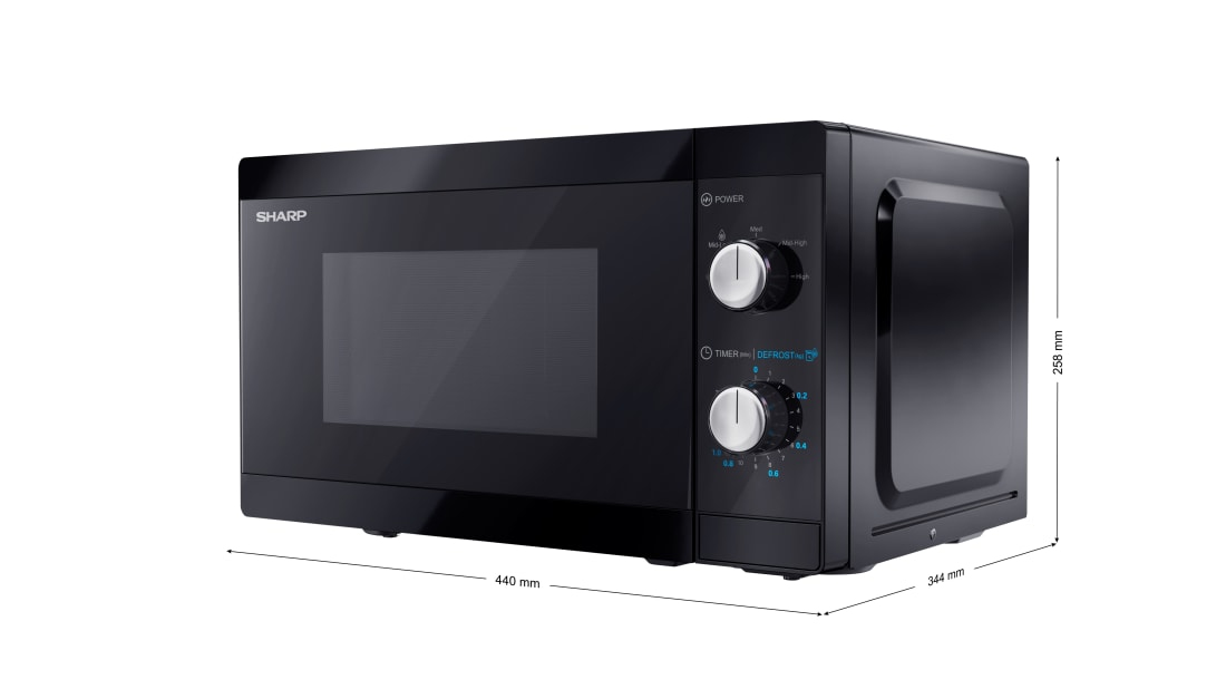 Sharp YC-MS01E-B microwave Black Solo microwave Countertop – image 4