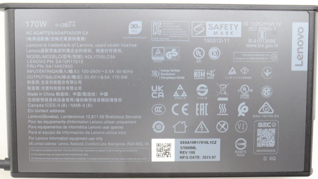 Lenovo 5A11K67850 power adapter/inverter Indoor – image 6