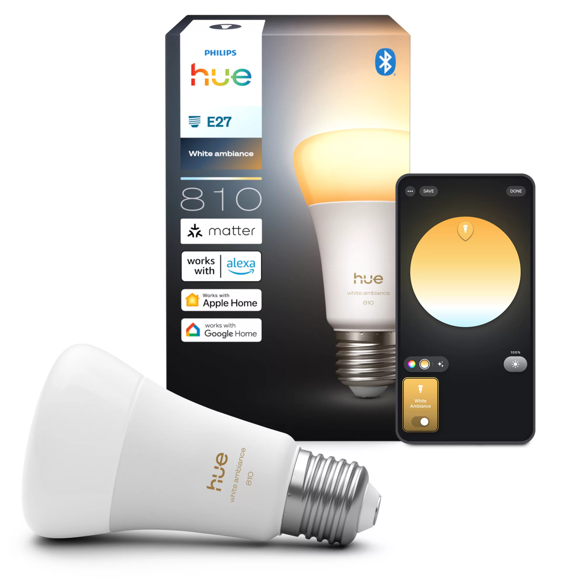 Philips by Signify Philips Hue White ambience A60 – E27 smart bulb – 810 – image 3