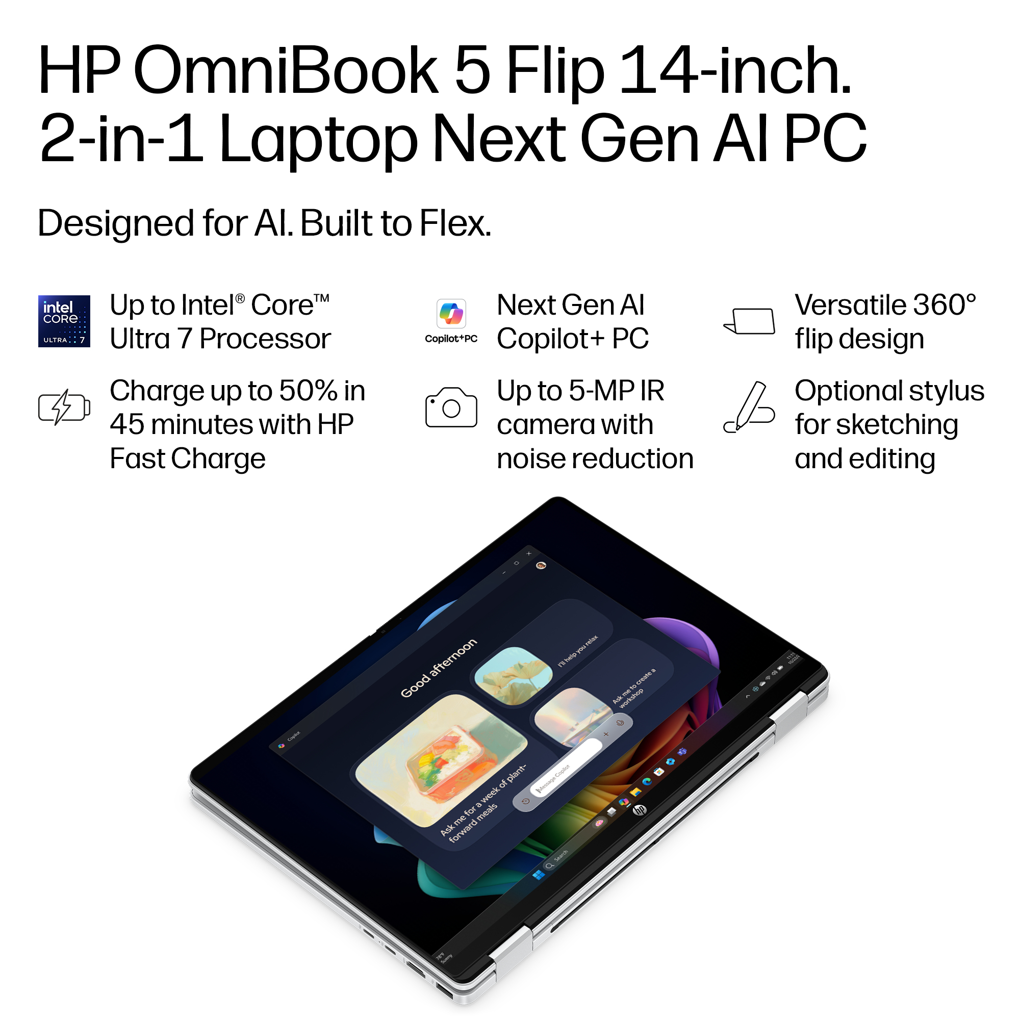 HP DG6D6EA laptop Copilot+ PC Intel Core Ultra 5 – image 2