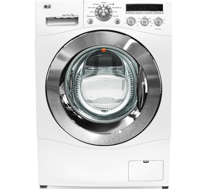 LG DD147MWWM washing machine Front-load