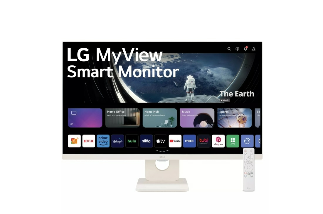 MONITOR LG SMART WEB OS 27SR50F-W 27 FULL HD IPS,1920X1080,16:9,BRILLO 250,60 HZ, TR 5MS,CONTR TIP. 1000:1,GAMA COLOR NTSC 72%,HDMI,HDR10,ALTAVOZ,BLUETOOTH,MONTAJE PARED 100X100.