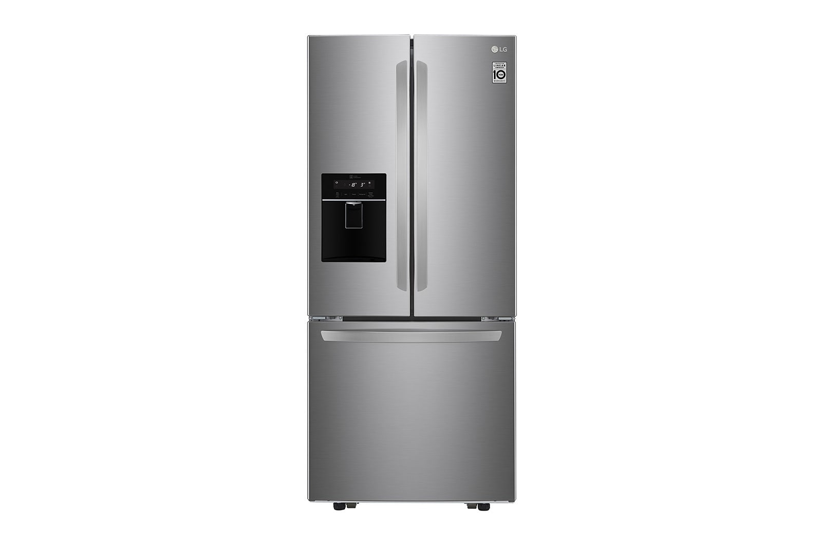 LG GM22SGPK fridge-freezer Freestanding Silver – image 1
