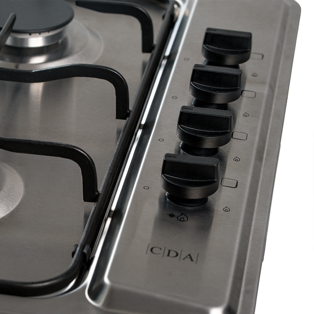 CDA SCG060SS 60CM 4 Burner Gas Hob – image 3