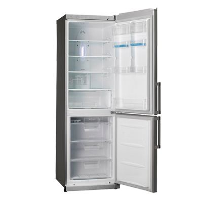 LG GB3133PIJW fridge-freezer Freestanding Silver – image 2